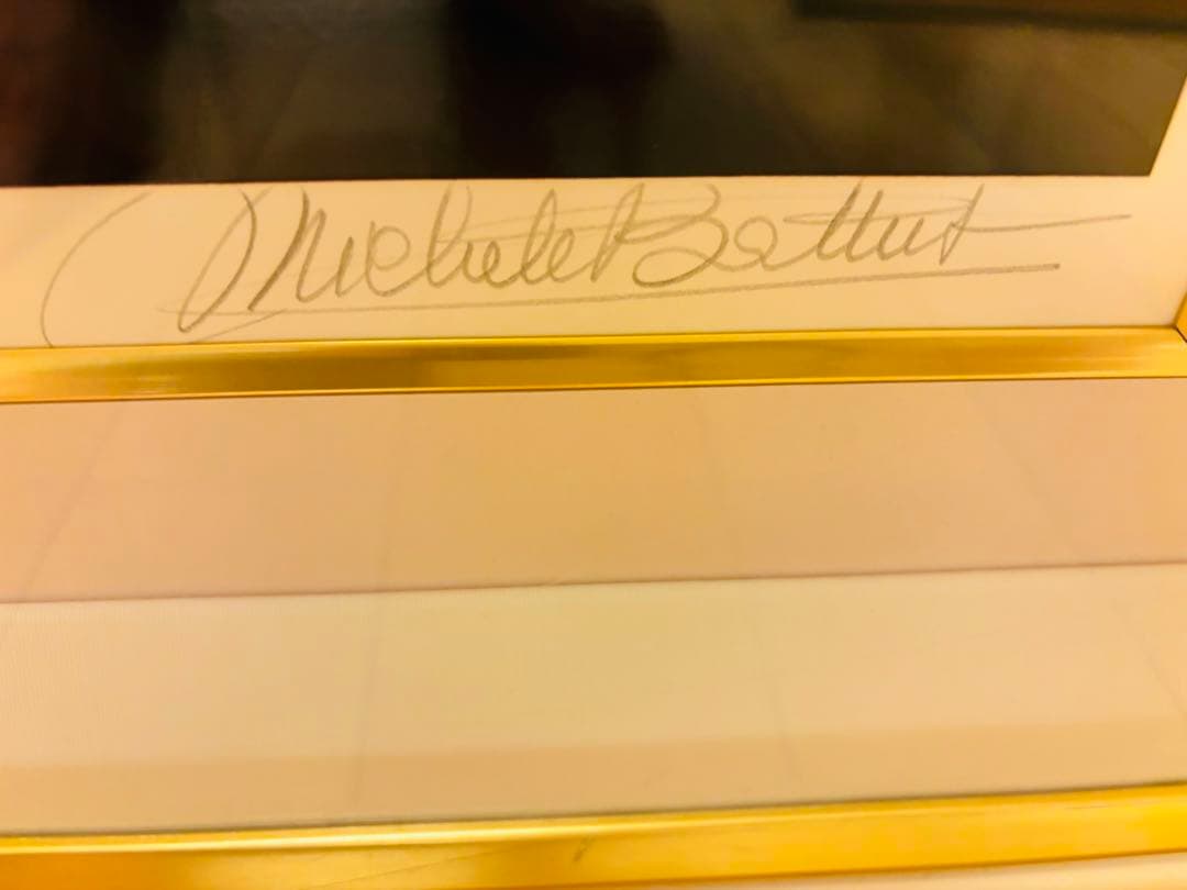 ミッシェル·バテュ　シルクスクリーン　サンセットビーチ　証明書付き