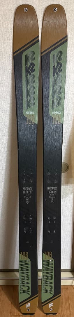 ＜訳あり＞チューン済み　K2 WAYBACK 106 スキー 172cm