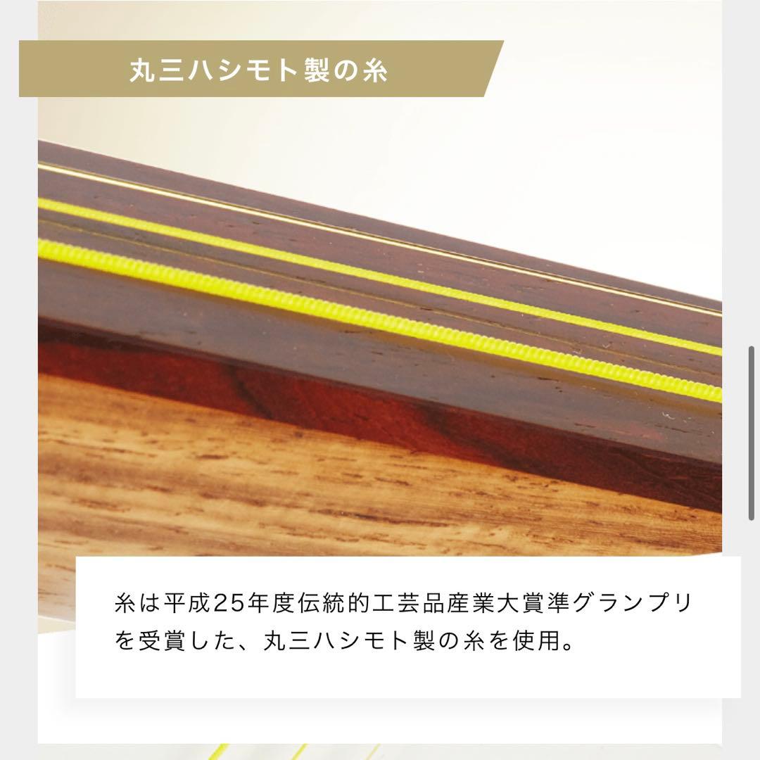 津軽三味線本体 バチ　ケース付き