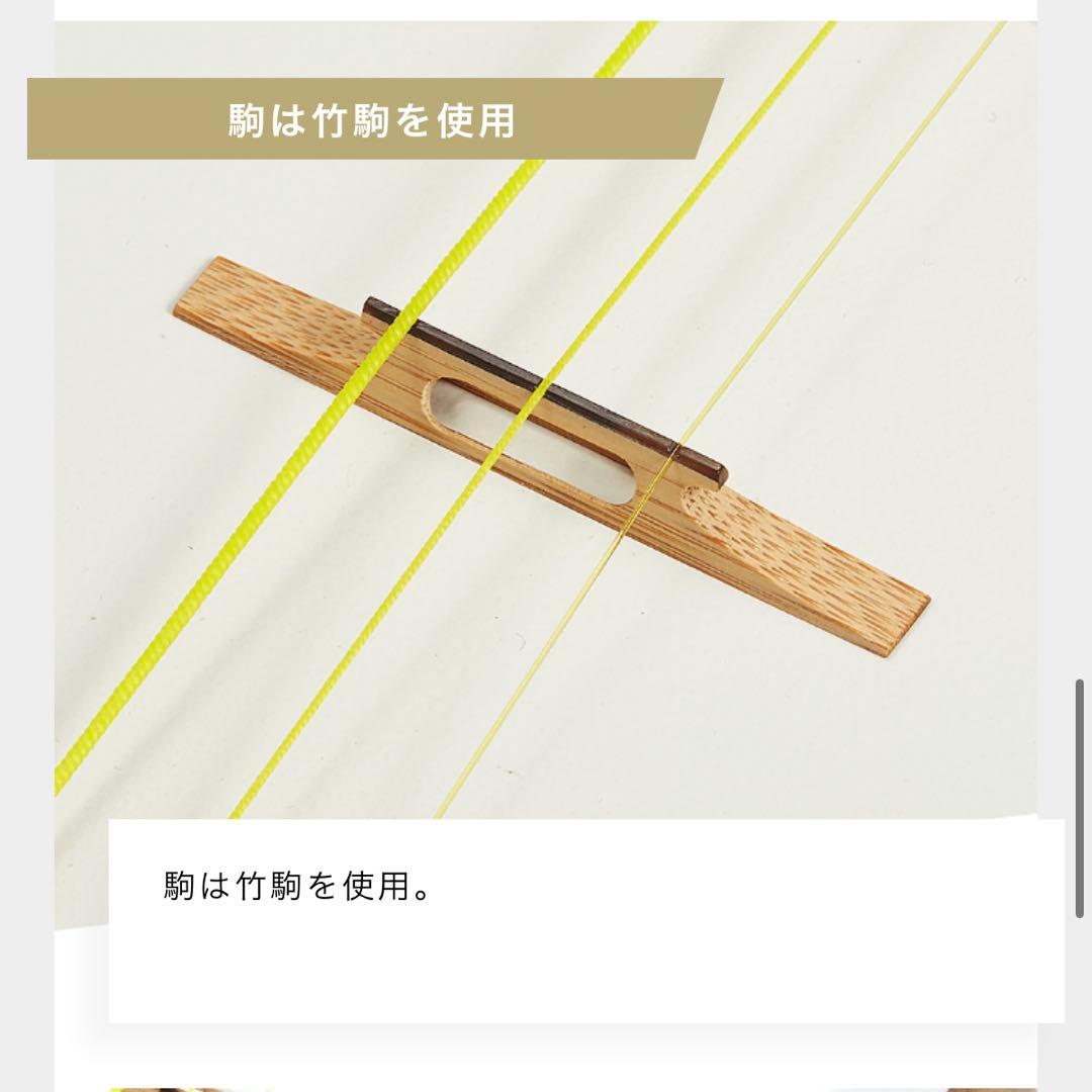 津軽三味線本体 バチ　ケース付き