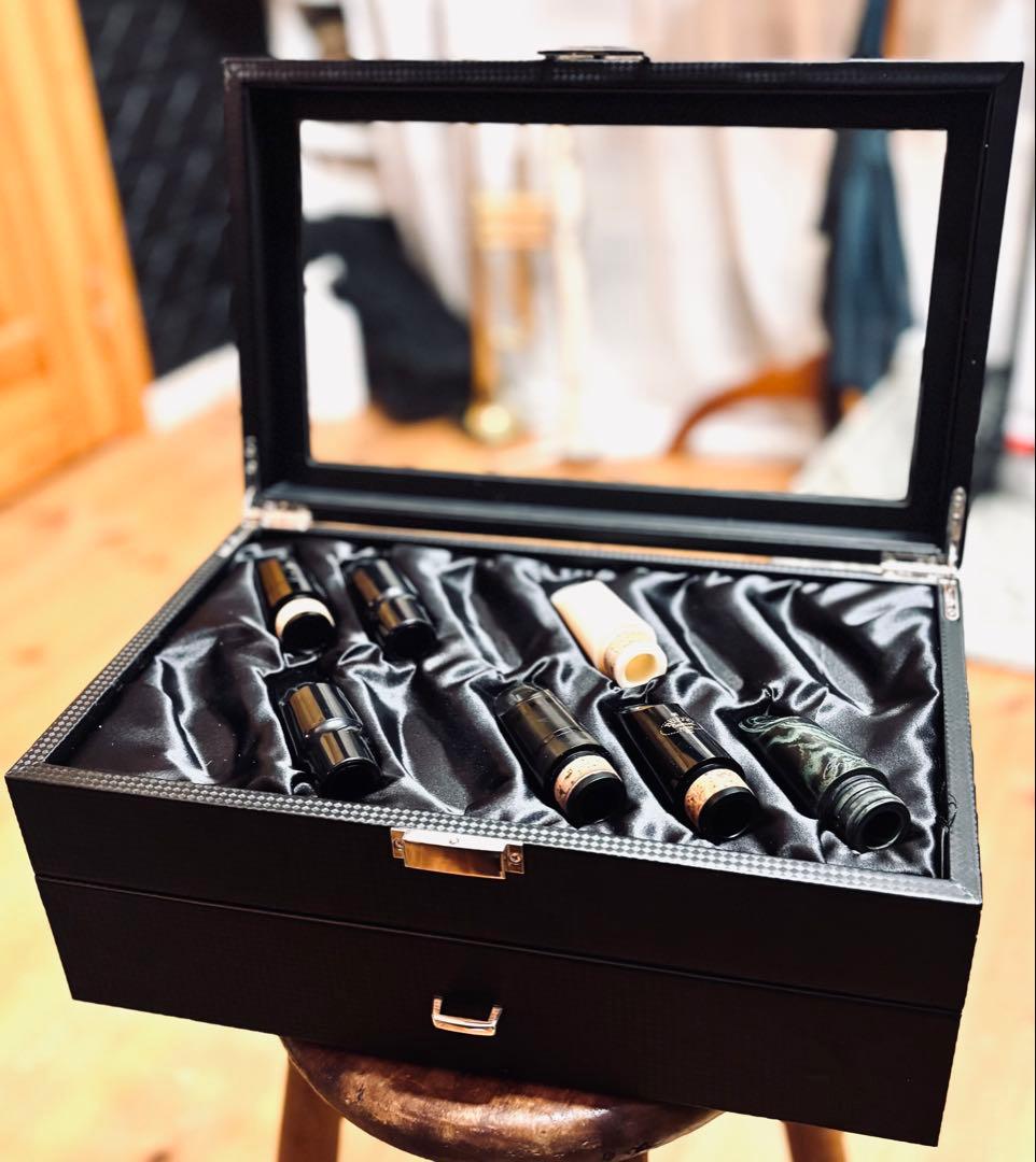 【新品】高級クラリネットマウスピース&リガチャー&バレル収納ボックスケース