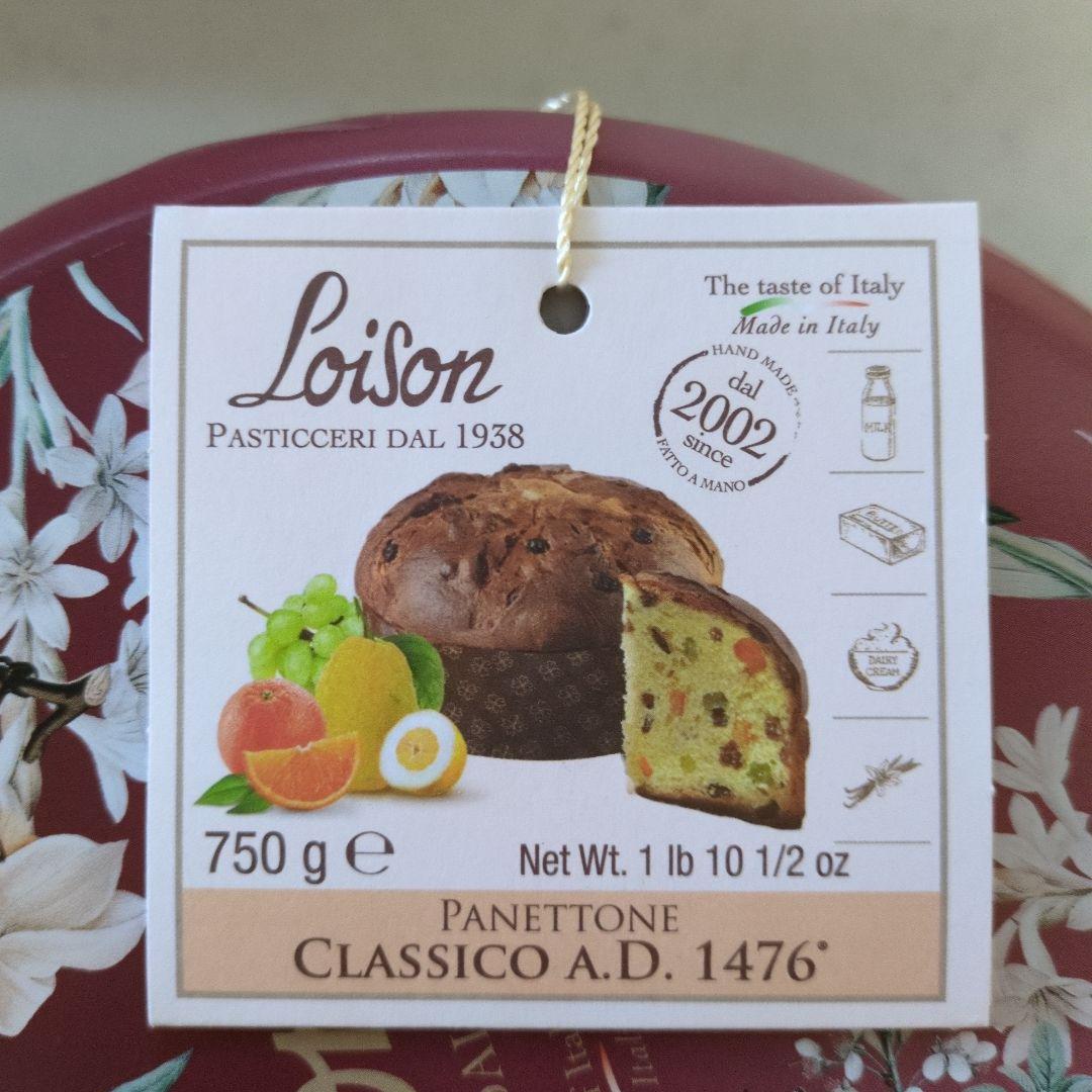 Loison 【パネットーネ クラッシコ A.Ｄ.1476】 缶入•750g