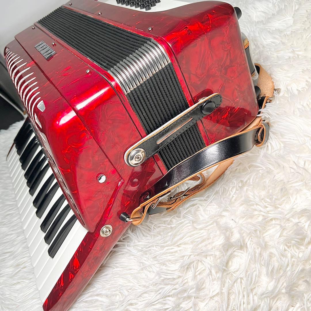 【良品】YAMAHA YA-21 アコーディオン 純正ケース付