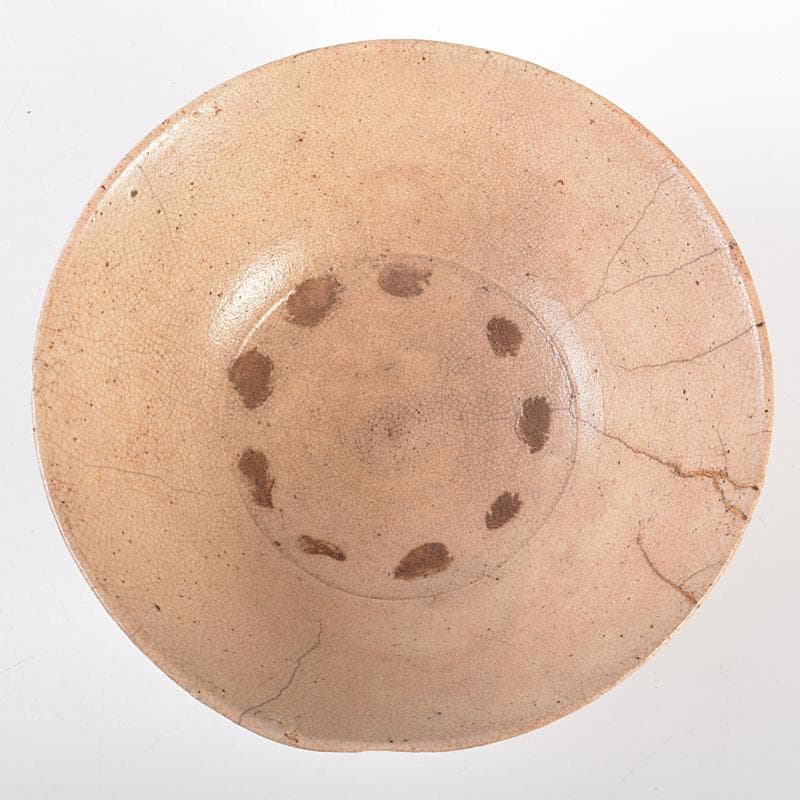 朝鮮美術　李朝白磁　井戸茶碗　時代箱付　V　R7534