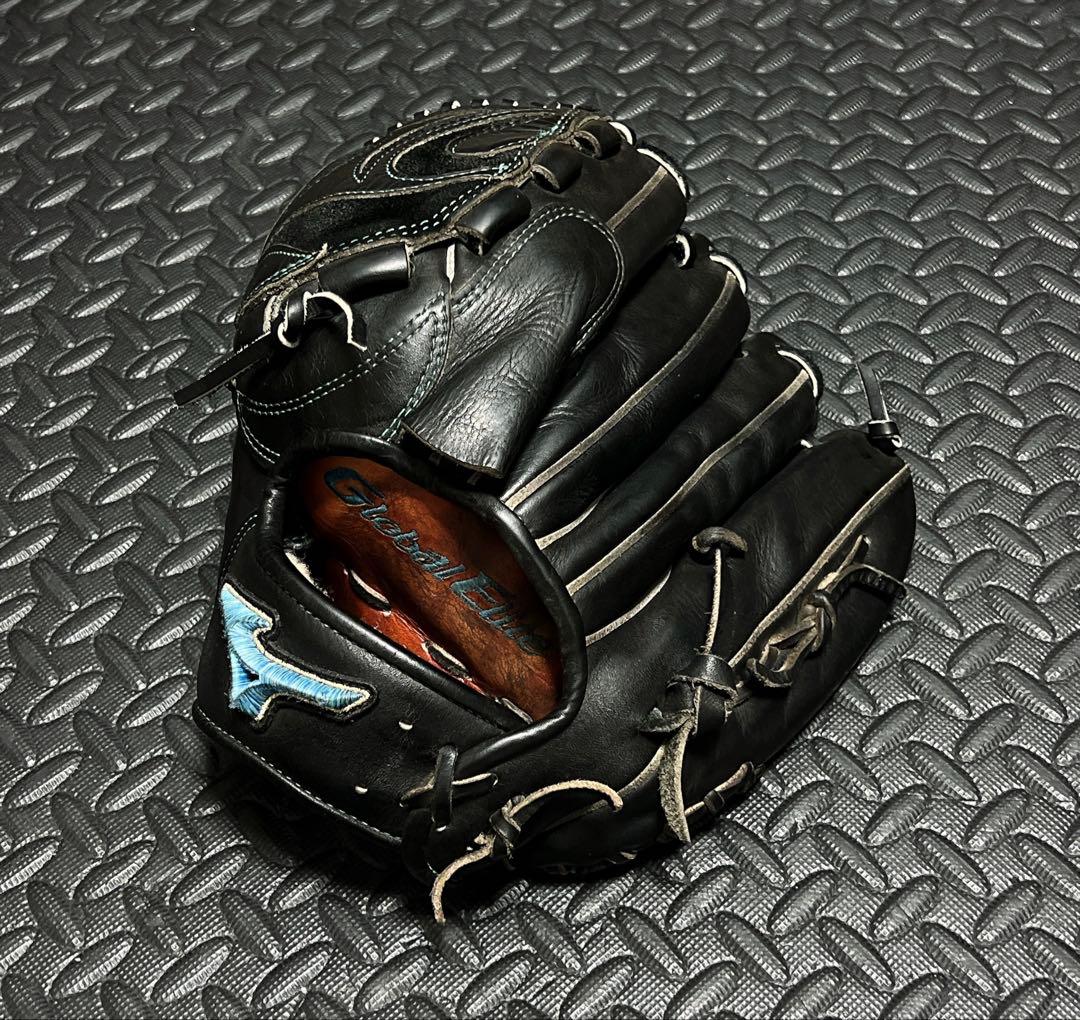 ミズノ プレミアムモデル ダイバーシティブルー 硬式 投手用 グローブ 左投げ用