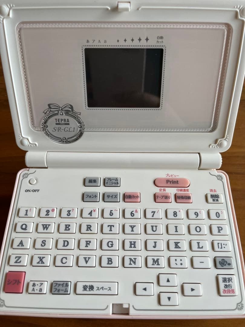 【純正テープ5本付！】キングジム モノクロ ラベルライター テプラ　アダプター付