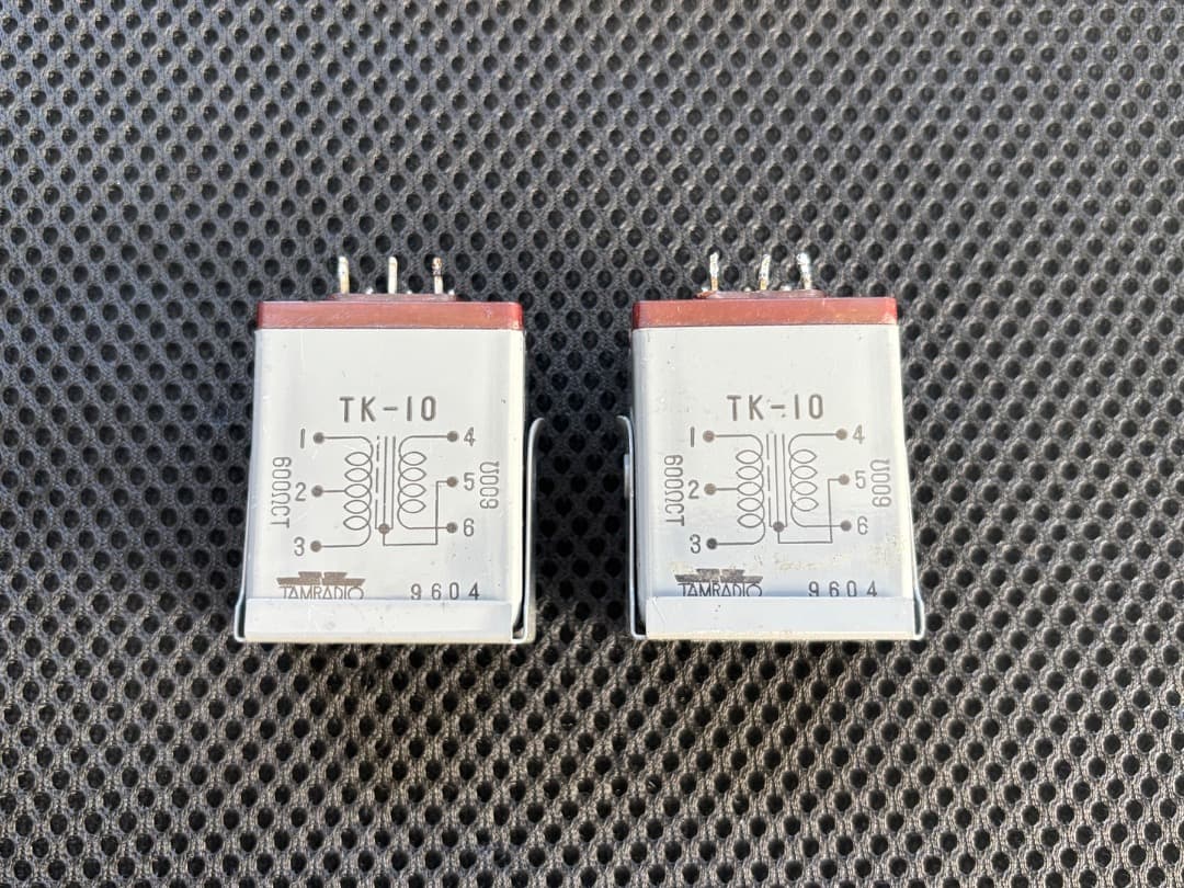 TAMURA タムラ製作所 TK-10 ペア 600ΩCT：600Ω