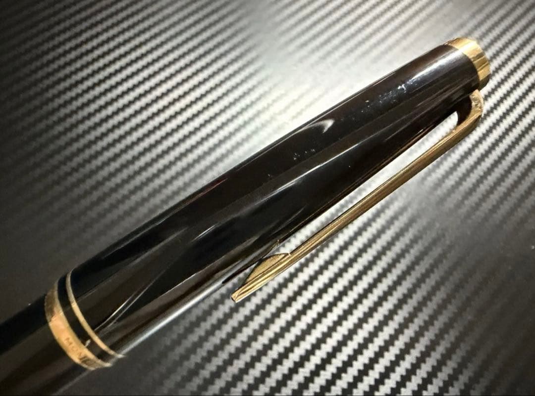 未使用に近い モンブラン No.221 ブラック F 細字 万年筆