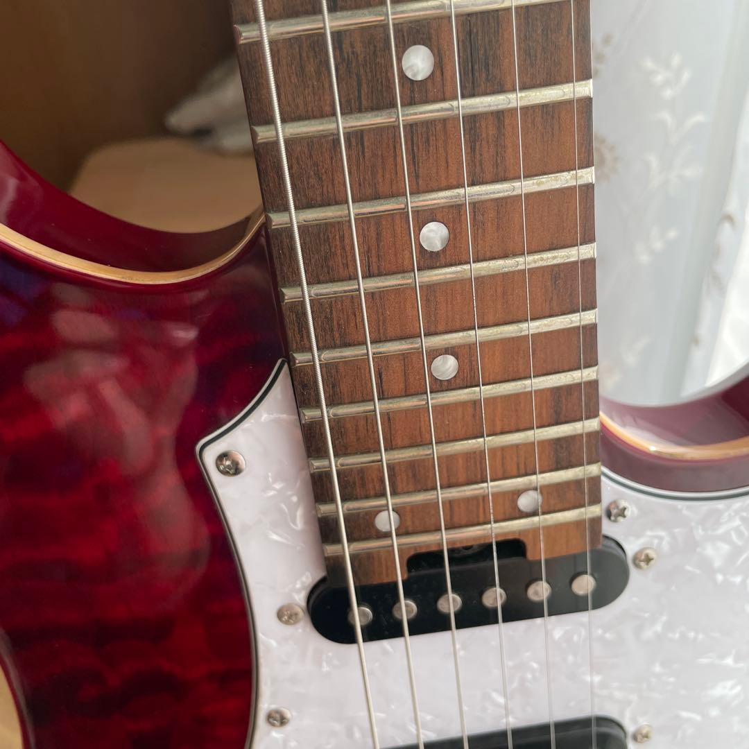 Hiroです。 エレキギター 赤