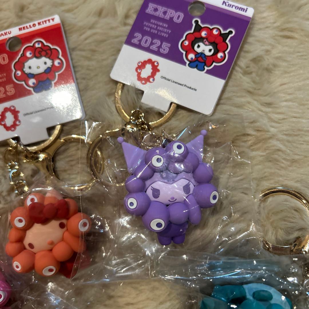 【7個セット】推しカラーサンリオコンプリートキーホルダー