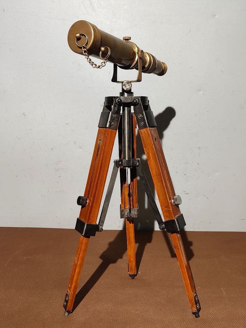 時代物　望遠鏡 純銅製　置物　インテリア