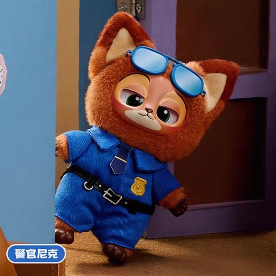 MINISO ディズニー　ズートピア　マスコット　ジュディ ニック 警官　2点