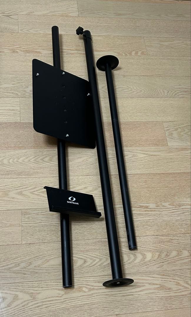 ダーツライブ DARTSLIVE ポールスタンド ブラック つっぱり棒　送料込