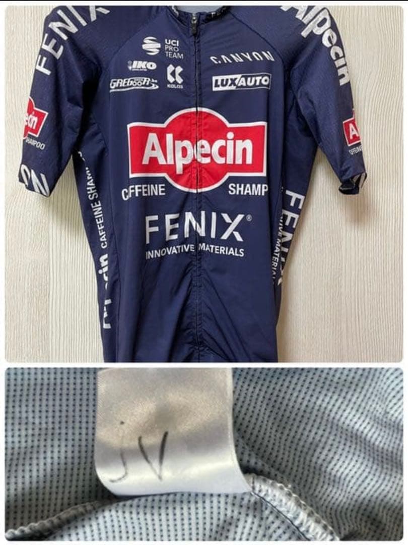 【ジェイ・ヴァイン選手使用品】アルペシンフェニックスジャージ Mサイズ