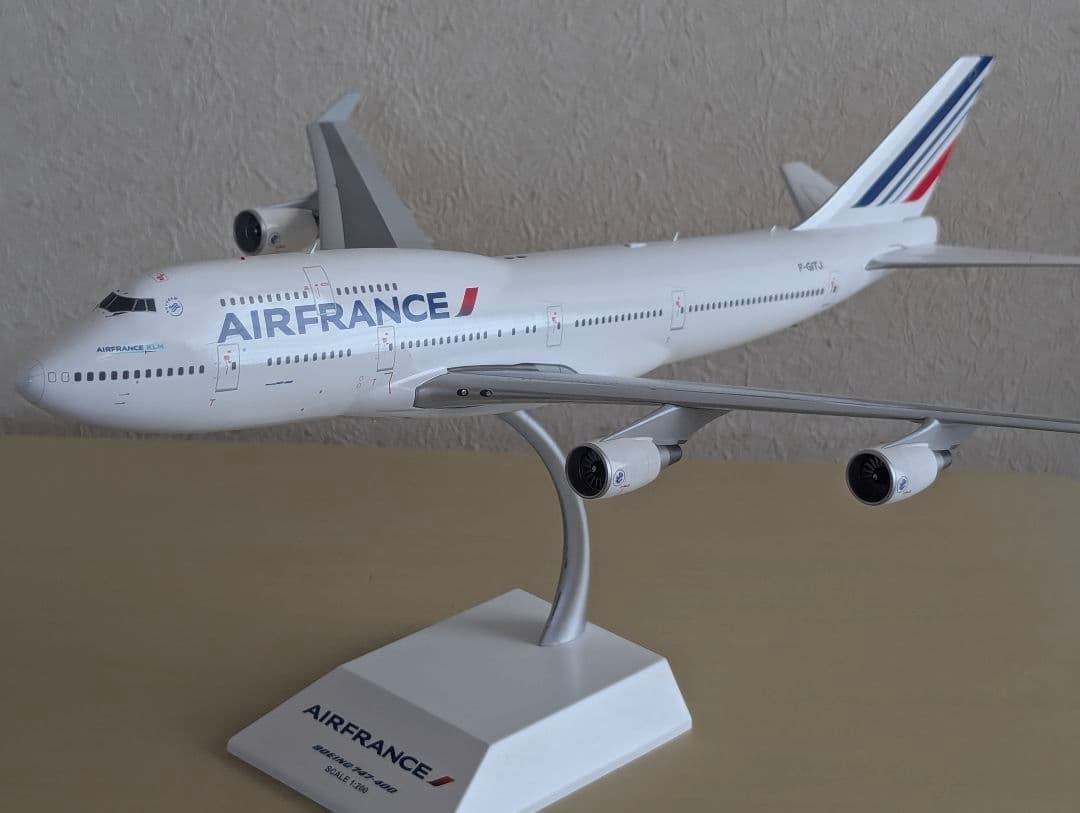 航空機・ヘリコプター jcwings AIR FRANCE KLM Boeing 747-400