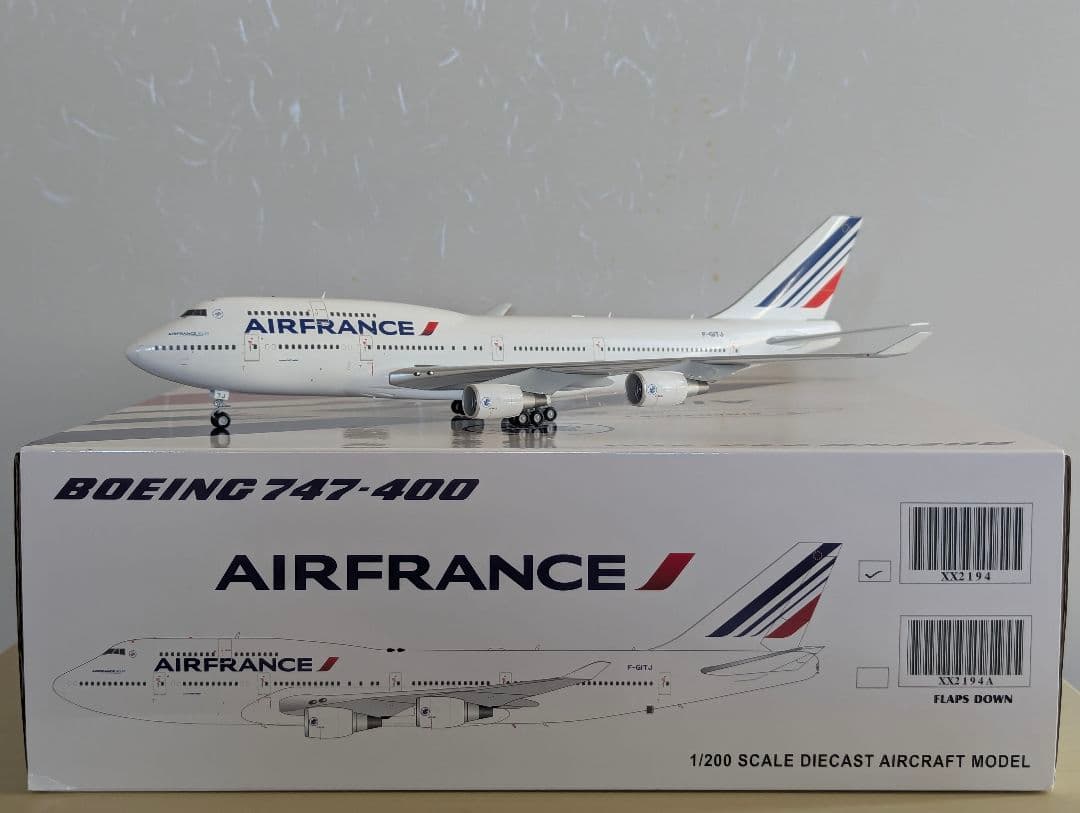航空機・ヘリコプター jcwings AIR FRANCE KLM Boeing 747-400