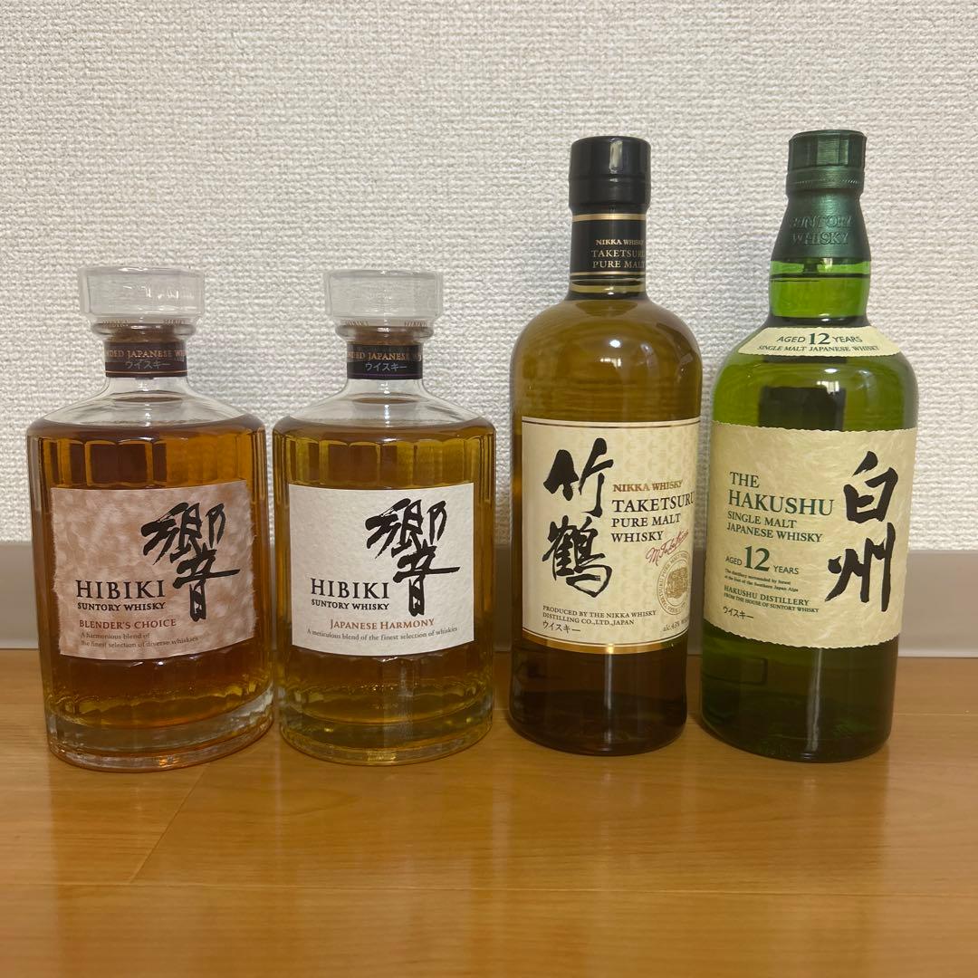 新品✖️響2本、竹鶴、白州12年