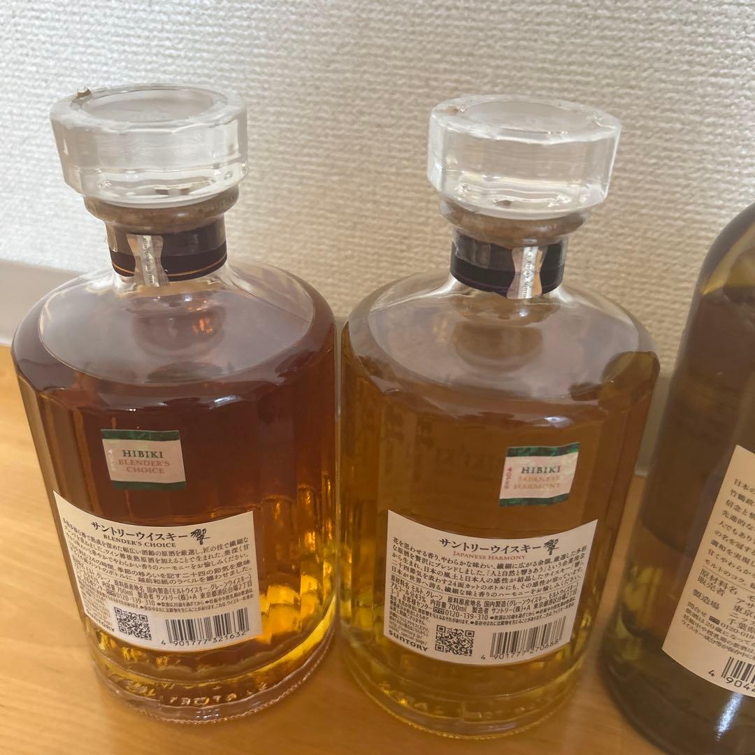 新品✖️響2本、竹鶴、白州12年