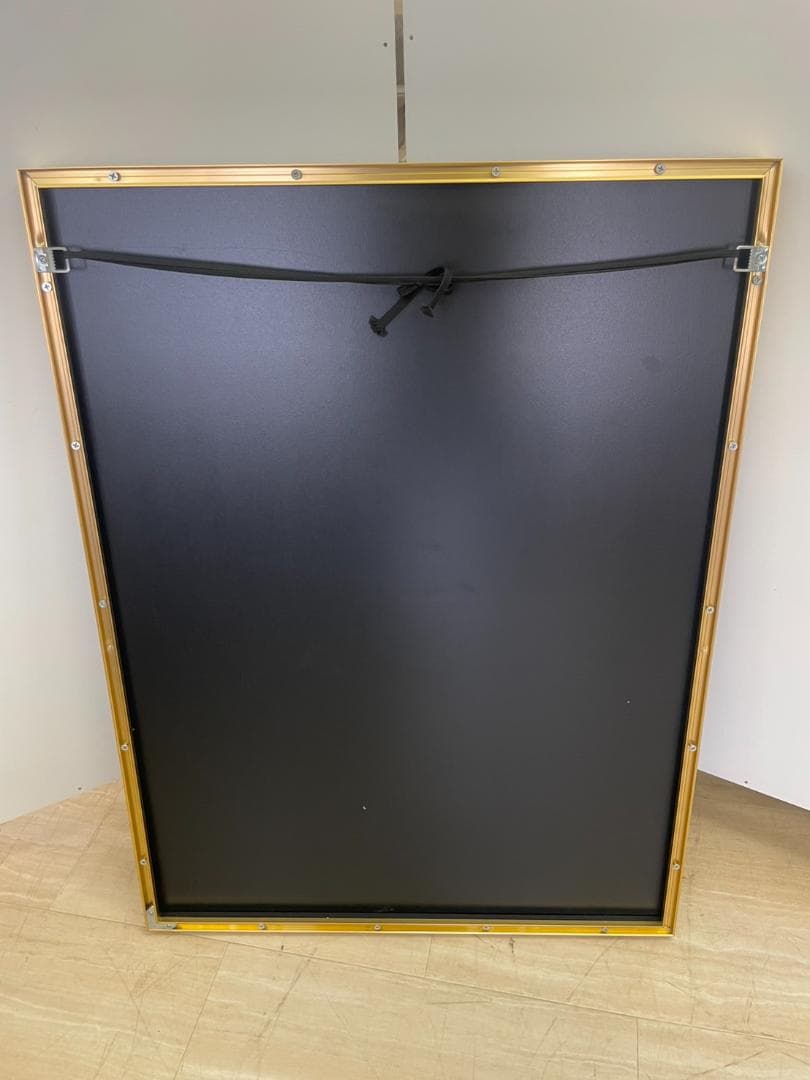 水晶絵　イギリス　ロンドン　アートパネル　クリスタル　立体　絵画　パネル　額縁