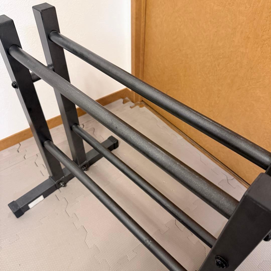 ゴールドジム ダンベルラック RK-GG3DMK｜高剛性スチール製｜分解発送