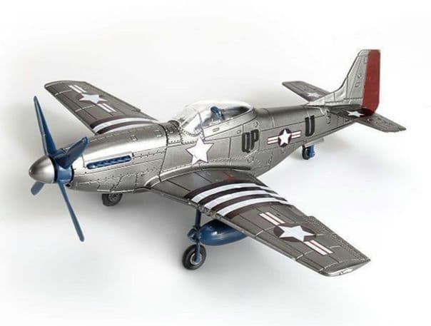 希少 1/48 アメリカ傑作機 P-51Dマスタング簡単組立接着剤塗装不要 6機