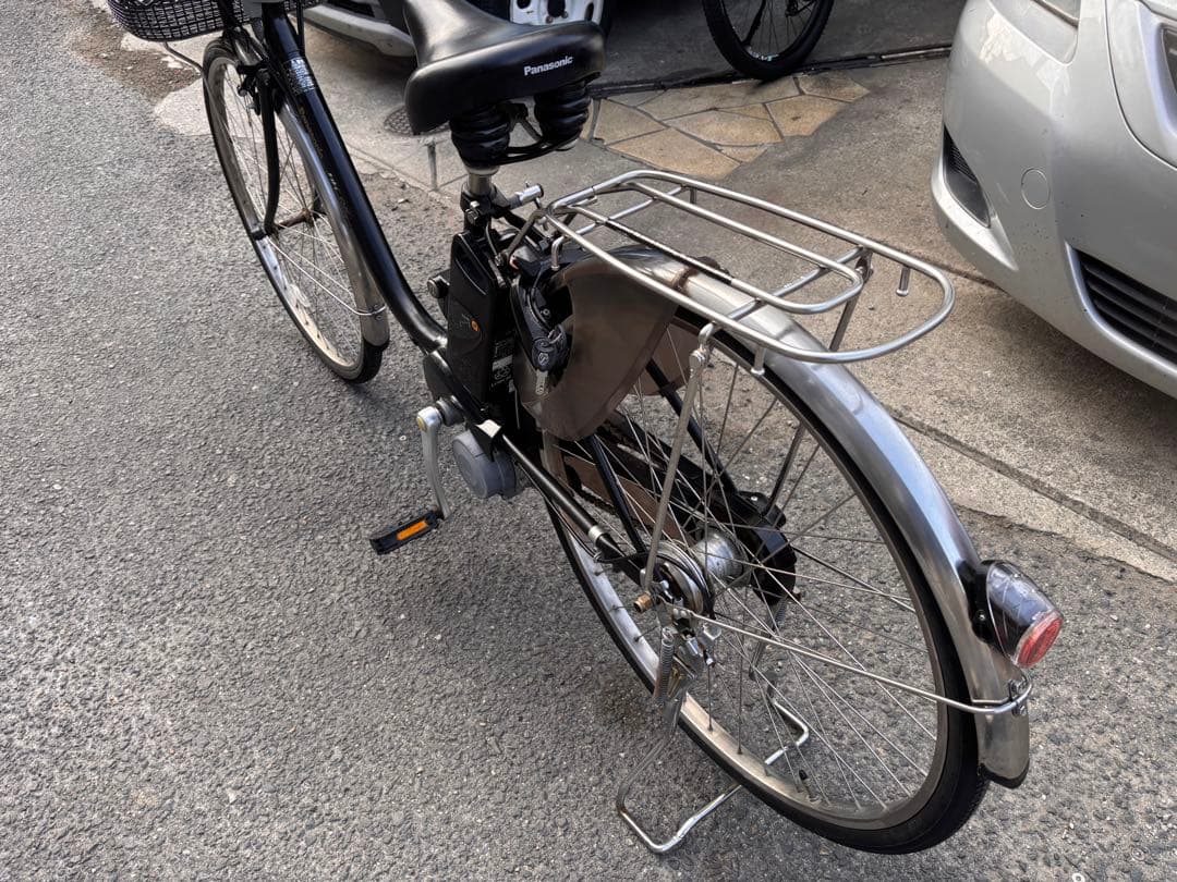 Panasonicブラック電動アシスト自転車 シティタイプ