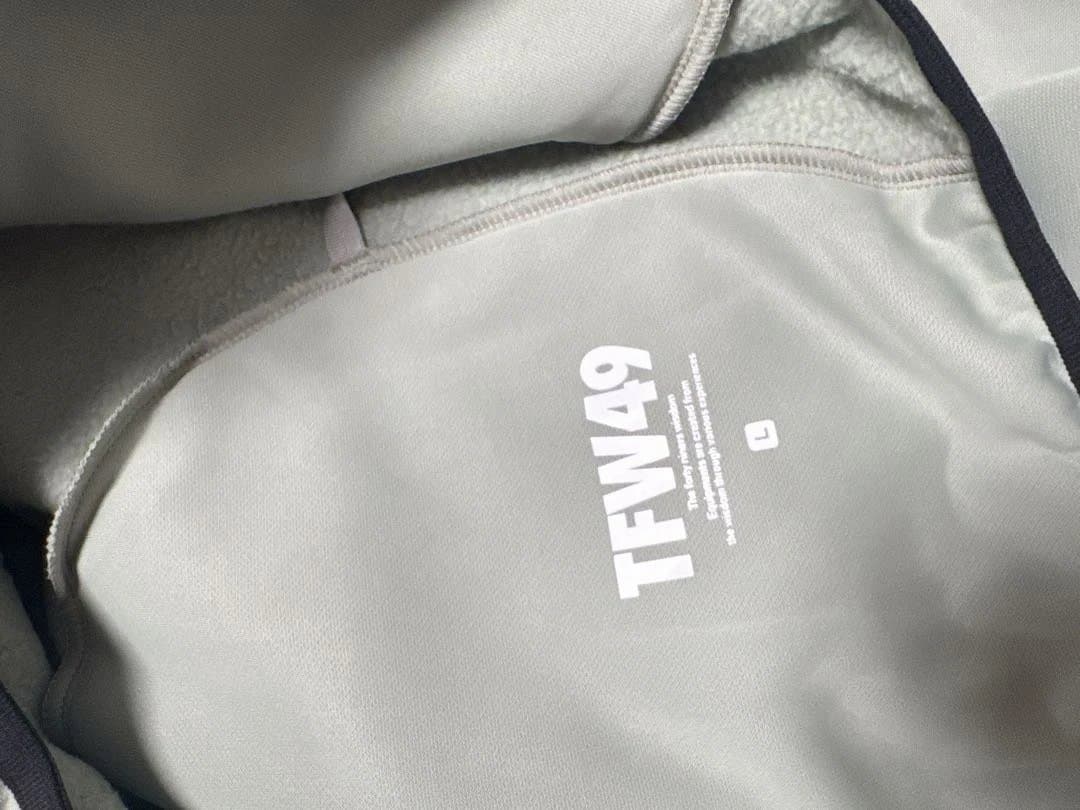 TFW49 フード付きセーターライトグレー