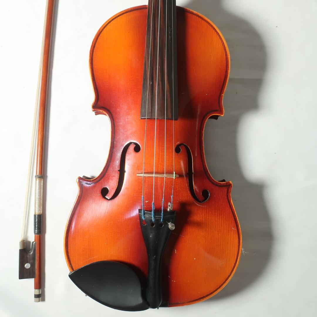 SUZUKI No.18 4/4 1961 バイオリン SUGITO弓付属 虎杢