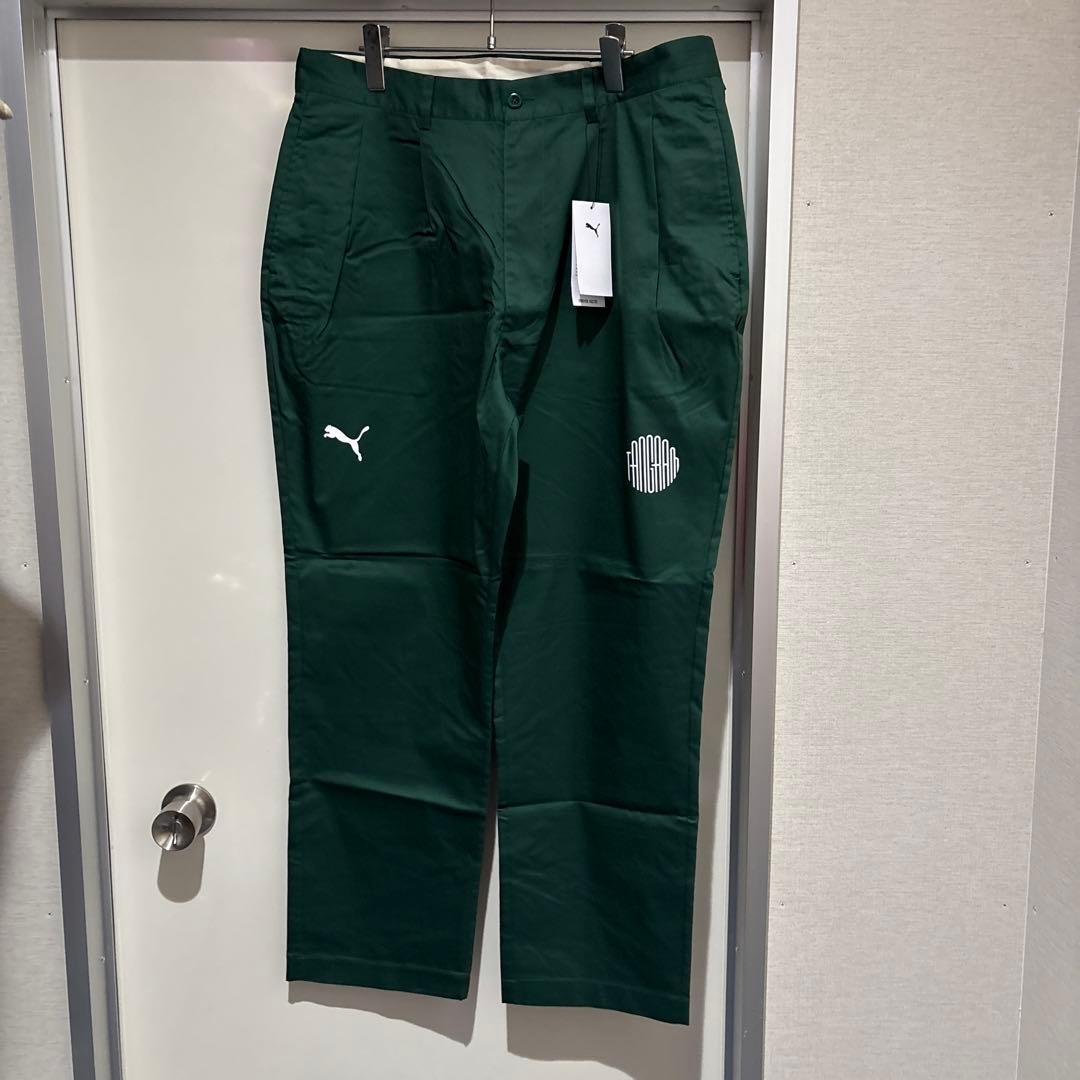 PUMA×tangram ダークグリーン パンツ XL