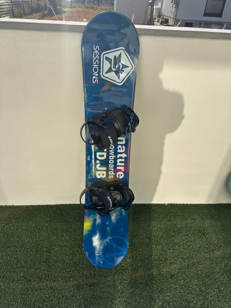 子供用スノーボード／ビンディングセット 130cm