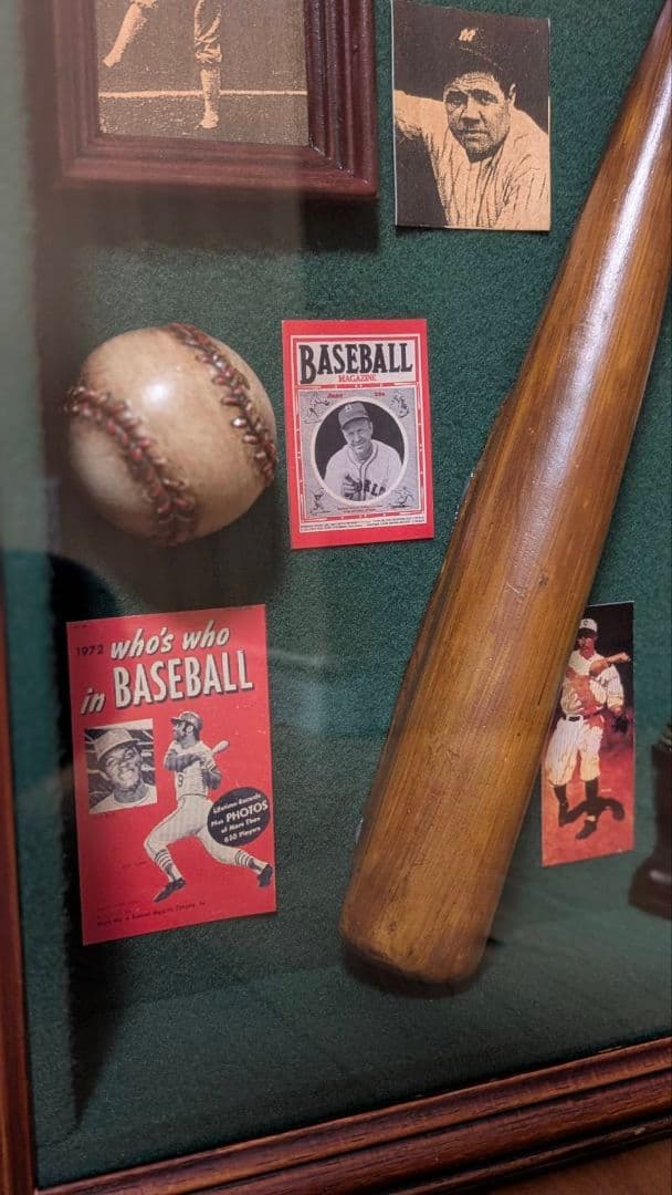 メジャーリーグ 大リーグ 記念品 ガラス額入りミニチュアコレクション