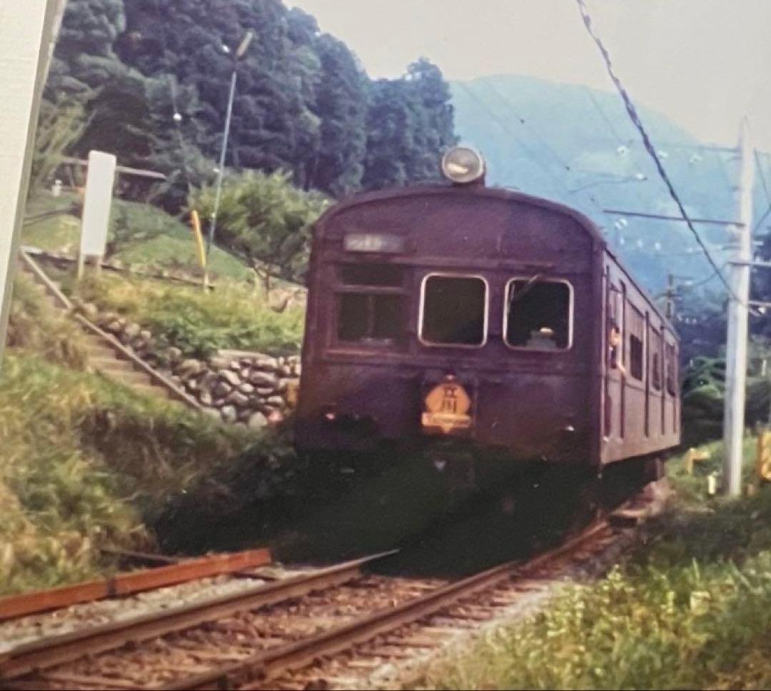 昭和の残像　国鉄青梅線　写真、アルミ額付き