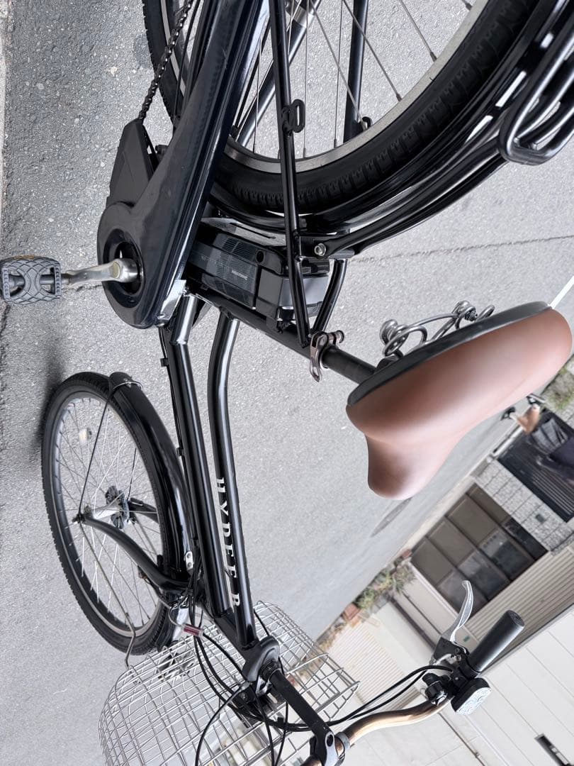 大阪府　ブリヂストン　電動アシスト自転車 ブラック
