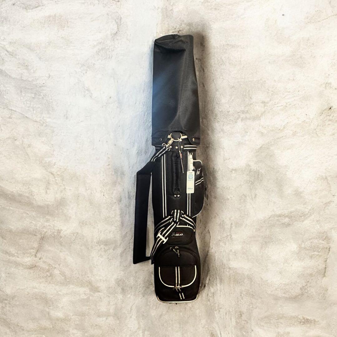 WILSON BEAR ゴルフ　キャディバッグ ブラック　黒　クマ