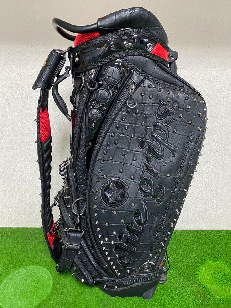エリートグリップ 限定品 クロコ スタッズ付き キャディバック