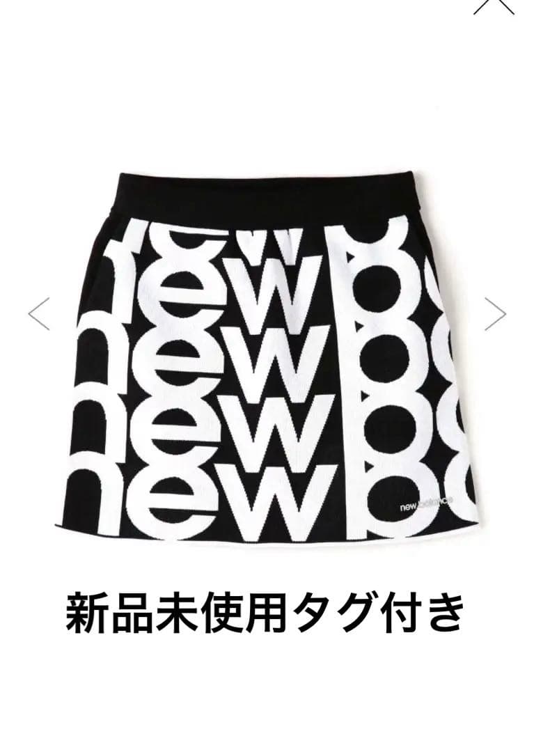 ニューバランスゴルフ リピートロゴ ニット スカート 新品未使用 タグ付き