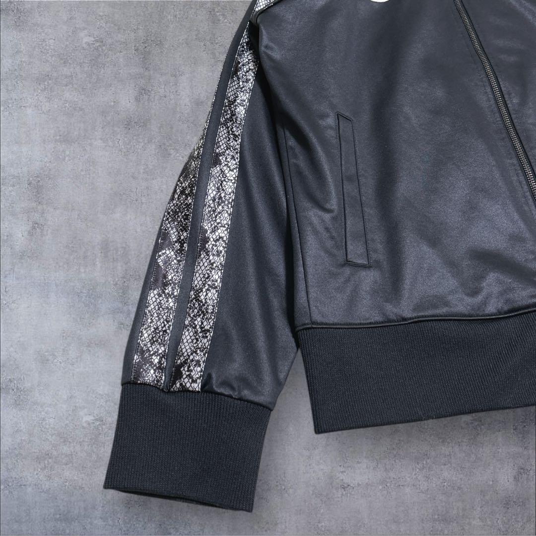 希少✨チャンピオン ジャージ セットアップ 魔裟斗モデル パイソン柄　黒　L
