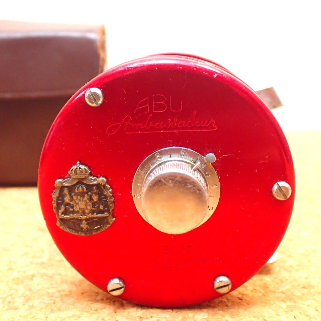 筆記体ロゴ 4ネジ　アブ アンバサダー5000　ケース・小物付