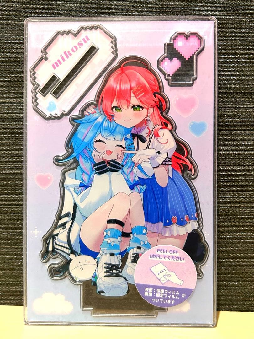 ホロクル10th ホロライブ　すうみこ　水宮枢　さくらみこ　アクリルスタンド