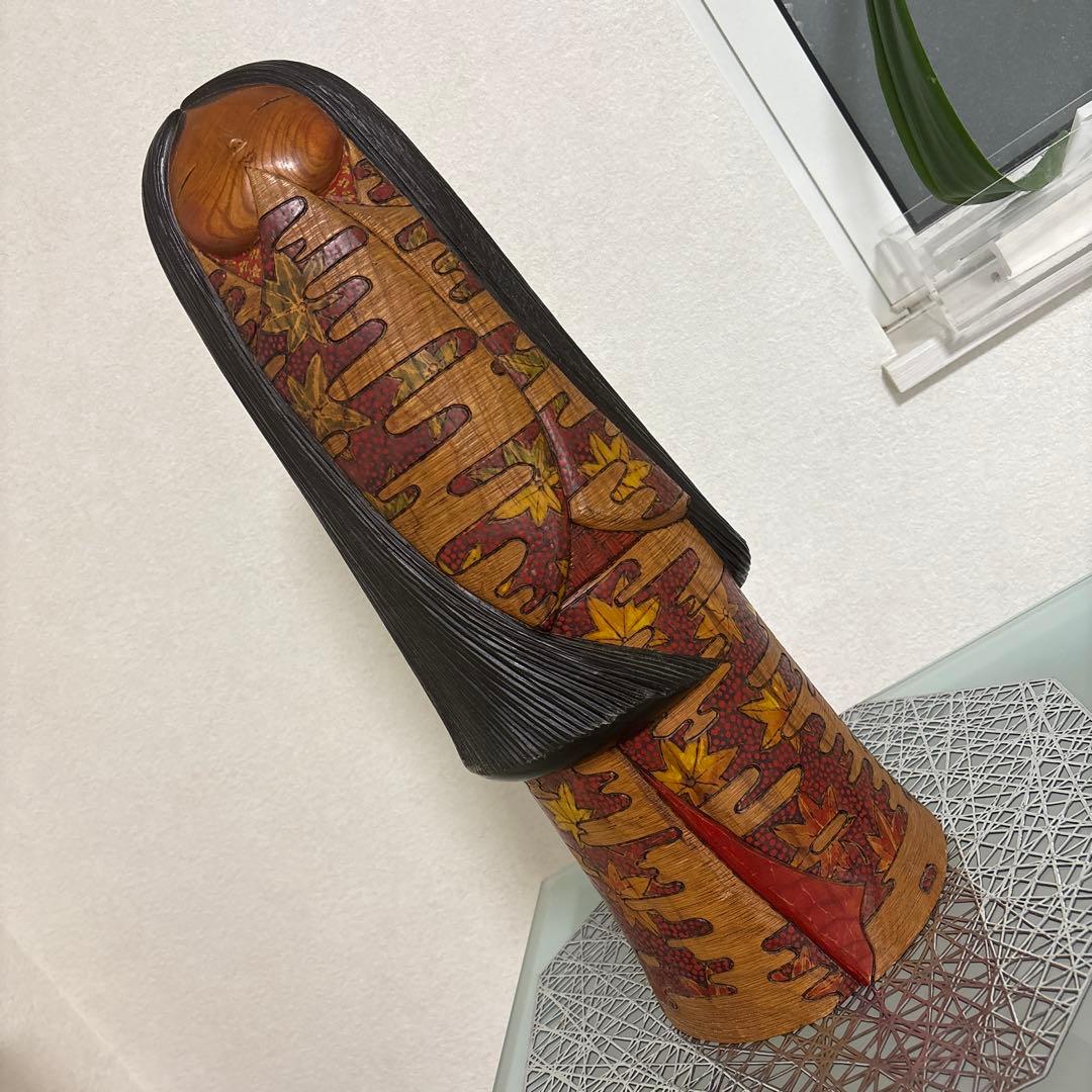 創作こけし 照山 加藤竜雄作 1982.4