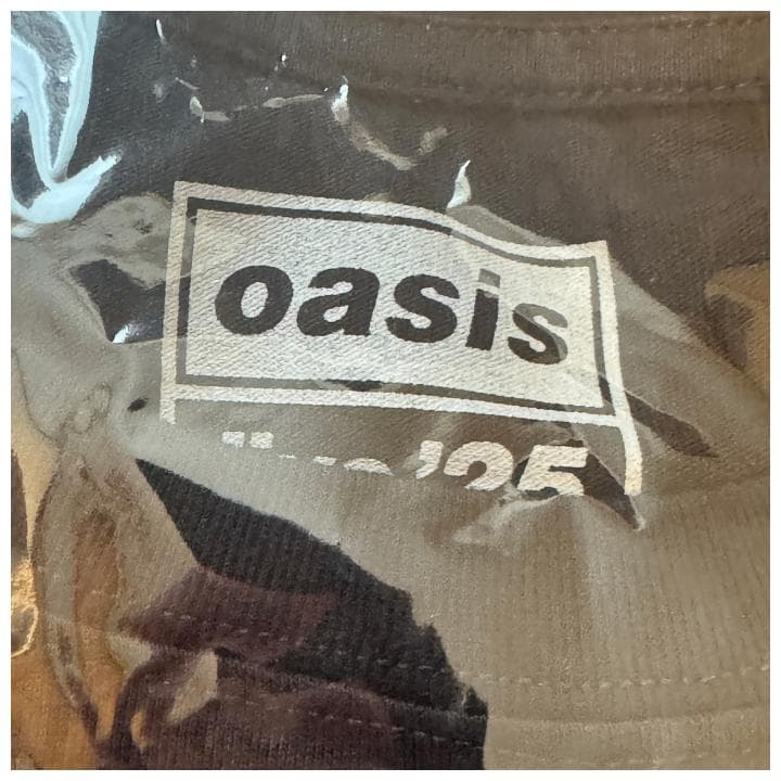 新品 1025 XLサイズ Oasis live25 江戸紫 Tシャツ おまけ付