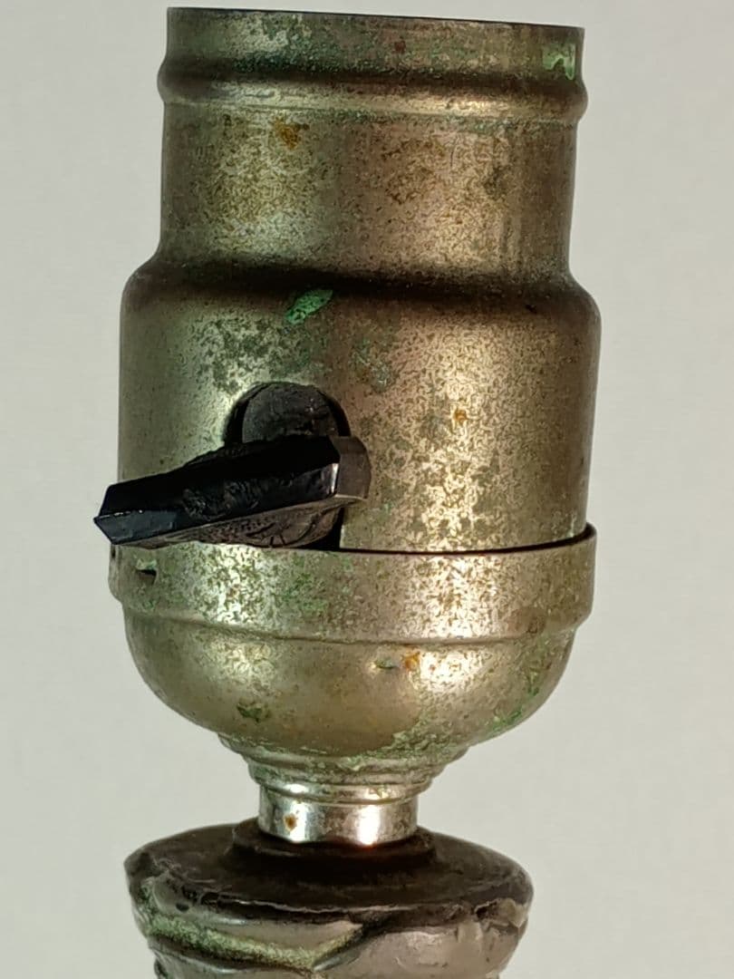 アールヌーボーアンティーク彫刻電気スタンド