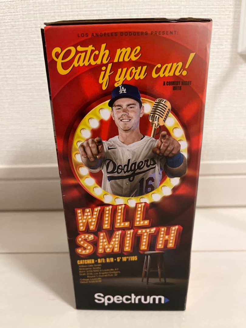 ロサンゼルス・ドジャース ウィル・スミス ボブルヘッドフィギュア