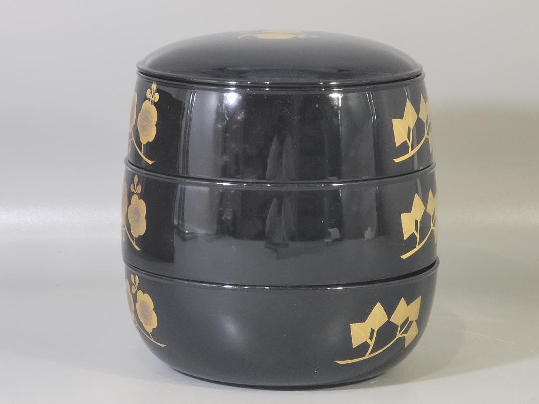 梅蒔絵 丸重 共箱 DT790