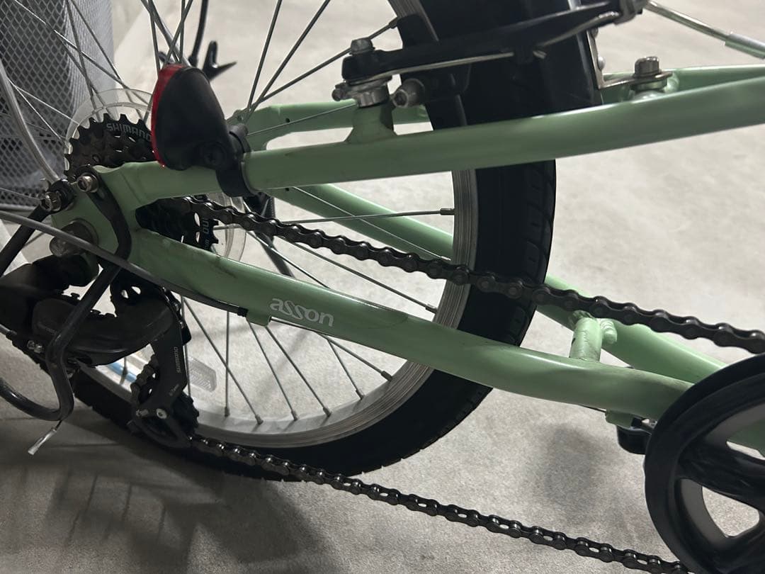 【直接引取り限定】自転車KhodaaBloomコーダブルーム20インチ グリーン