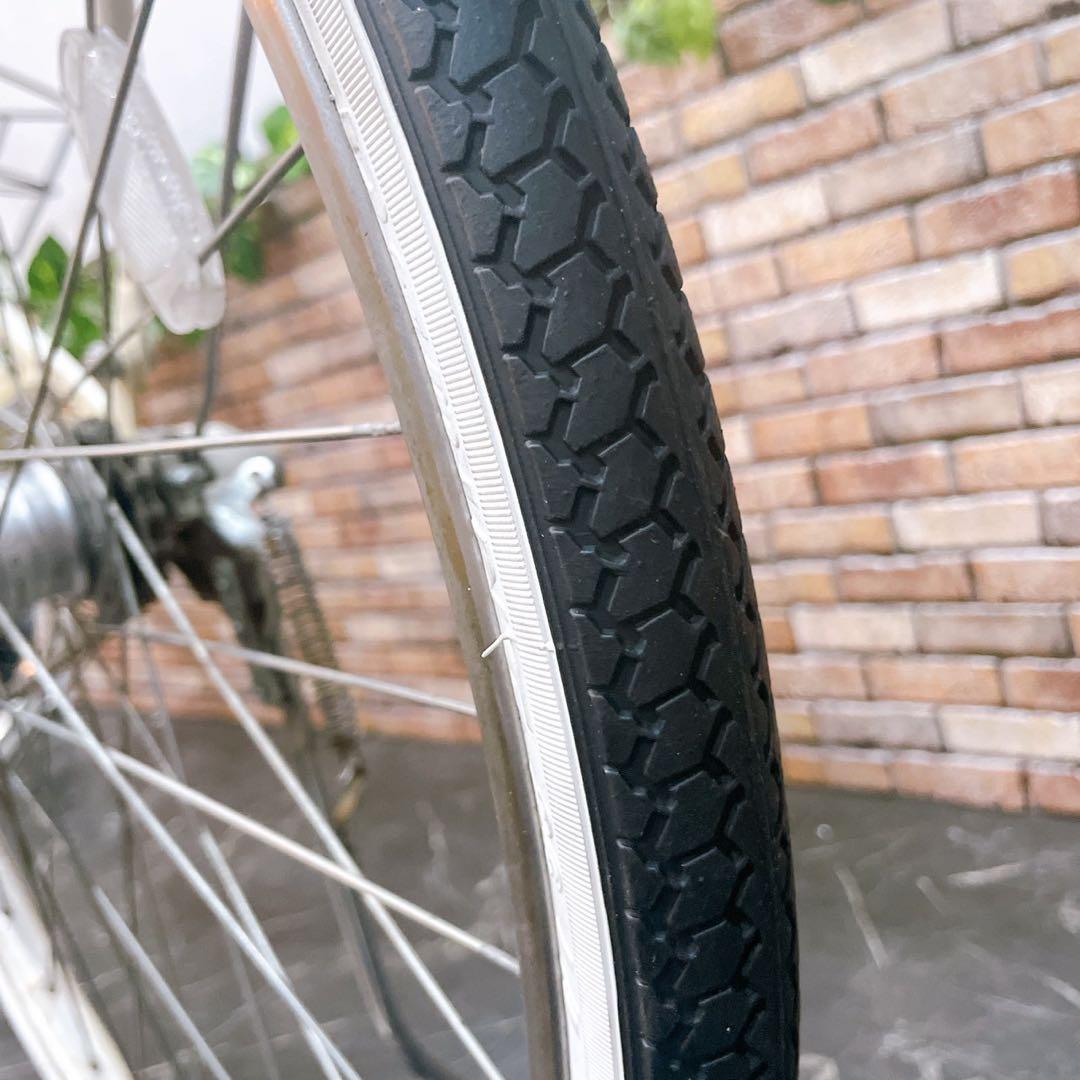 【38】一般車 ママチャリ Feerique クリーム 26インチ