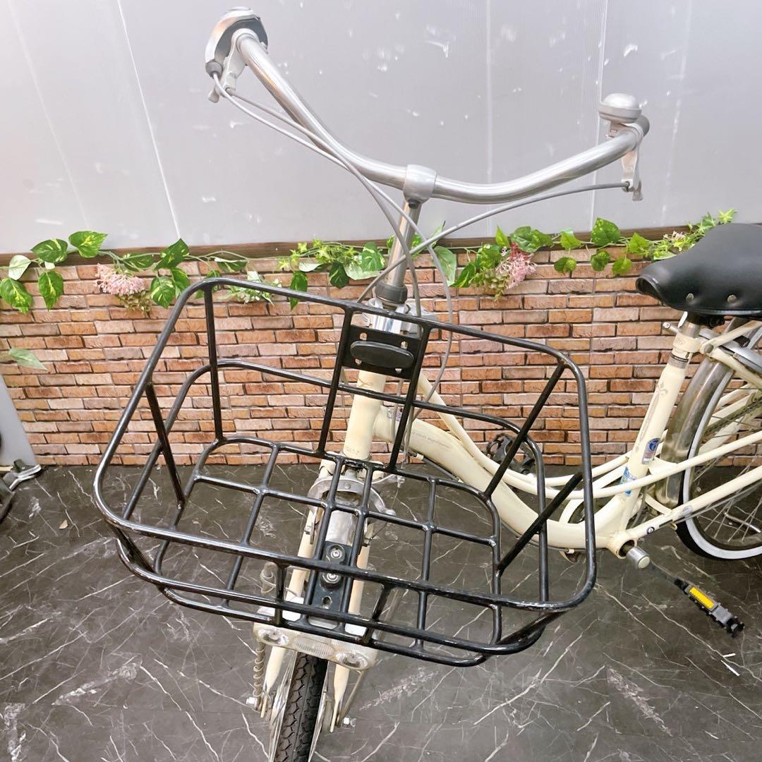 【38】一般車 ママチャリ Feerique クリーム 26インチ