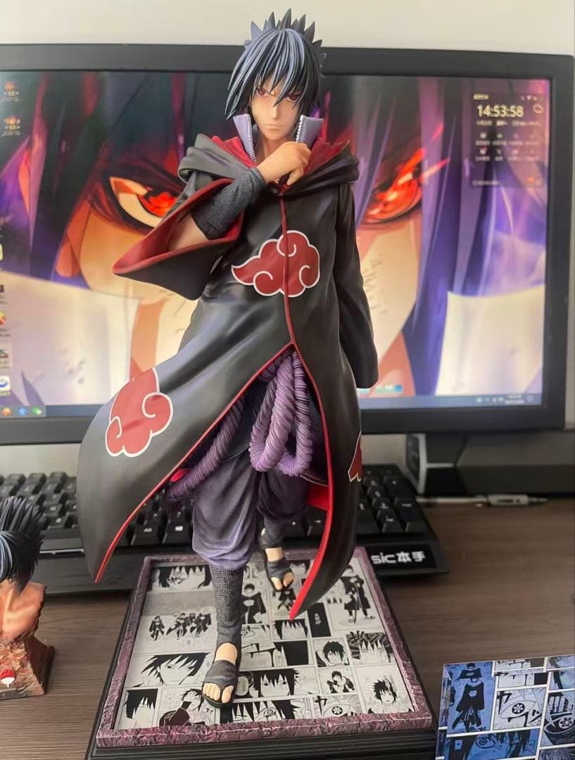 ナルト うちはサスケ ガレージキット ガレキ スタチュー⑦④