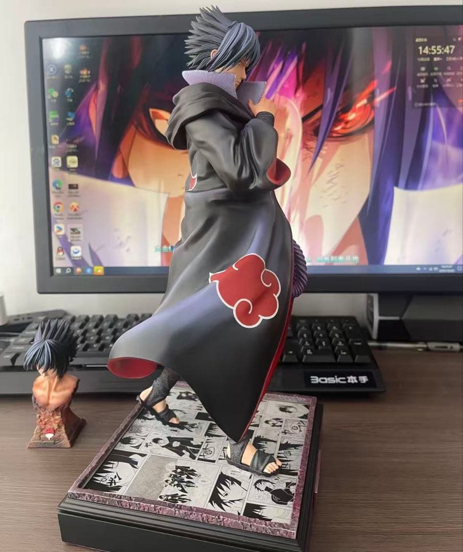 ナルト うちはサスケ ガレージキット ガレキ スタチュー⑦④