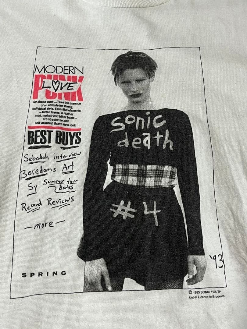 Sonic Youth Sonic Death ヴィンテージTシャツ XLサイズ